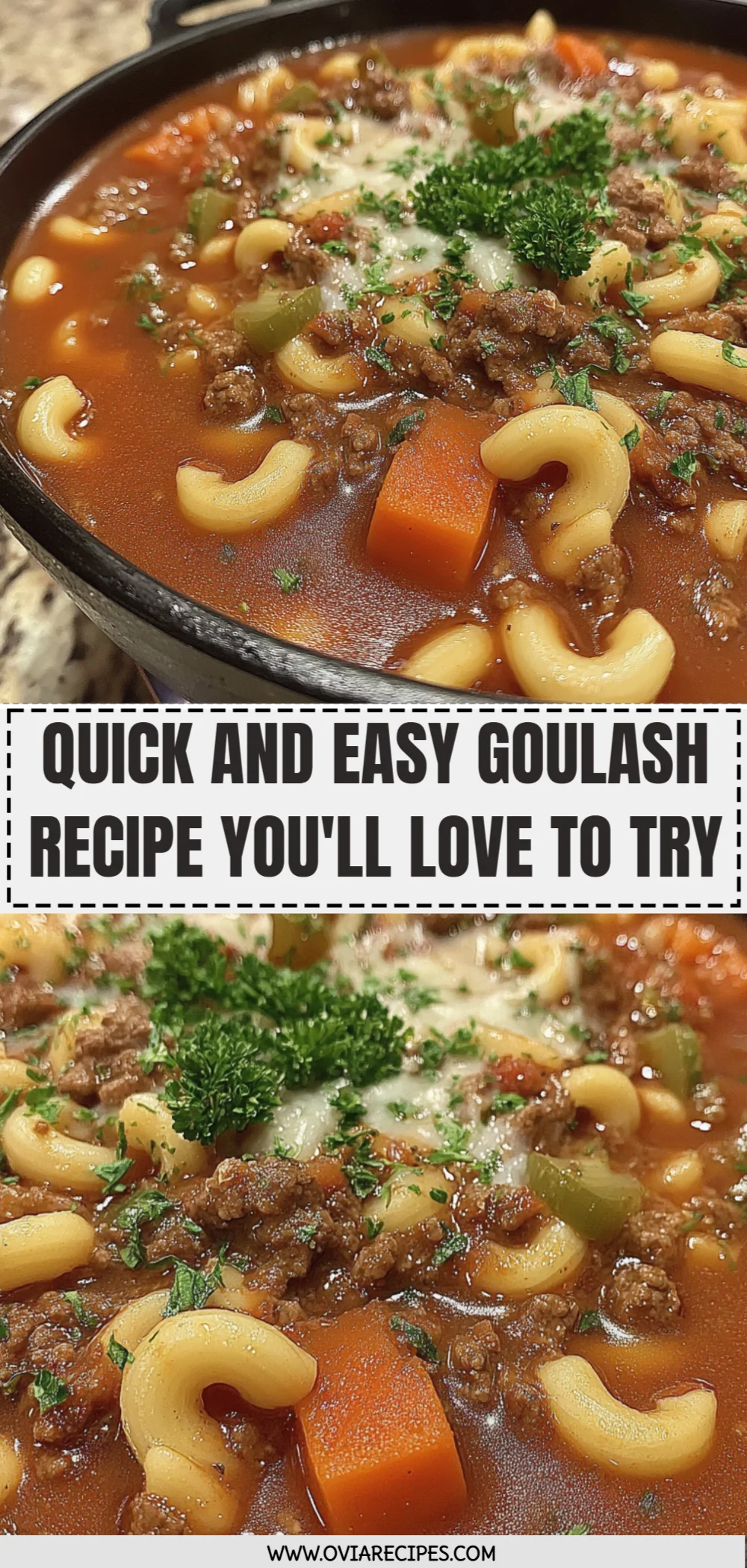 The Best Goulash Recipe (Quick & Easy!)