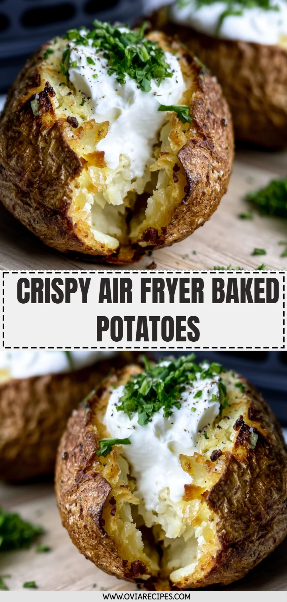 Crispy Air Fryer Baked Potatoes