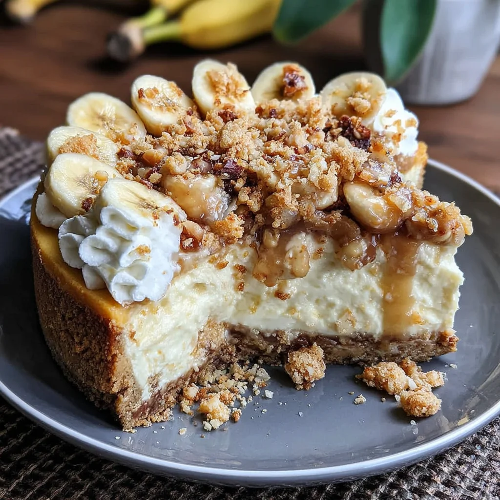 Creamy Father's Day Banana Pudding Cheesecake Recipe (Easy and Delicious!)