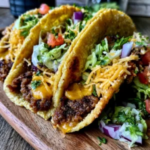 Crispy Smash Burger Tacos Recipe (Quick & Easy!)