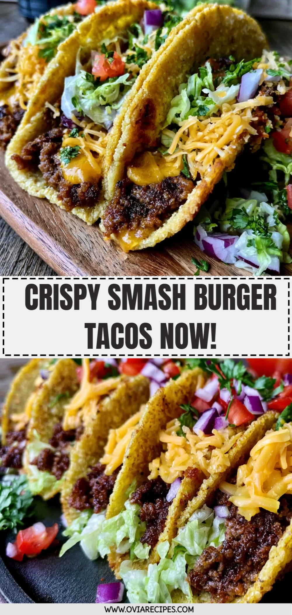 Crispy Smash Burger Tacos Now!