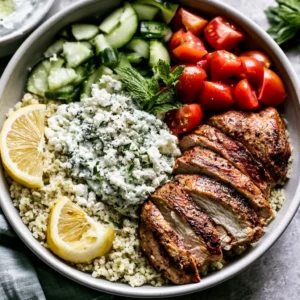 Delicious Greek Chicken Gyro Bowls Recipe (Ready in 30 Minutes!)