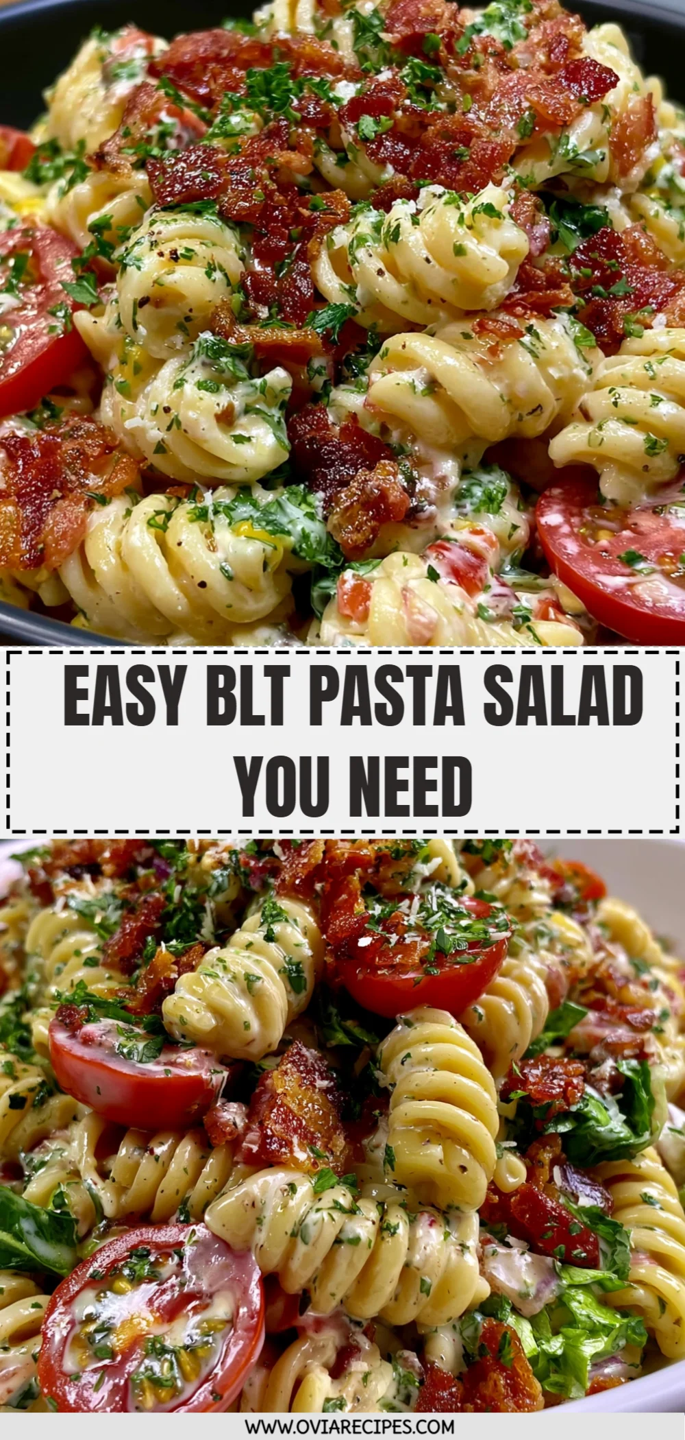 Easy BLT Pasta Salad You Need