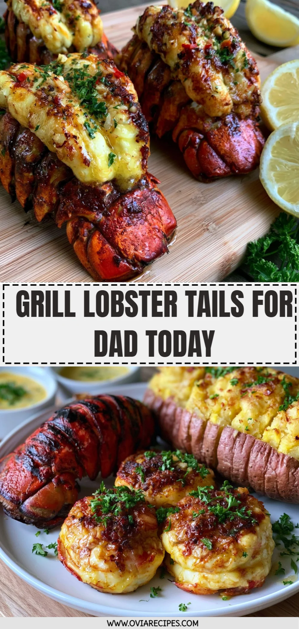 Grill Lobster Tails for Dad Today