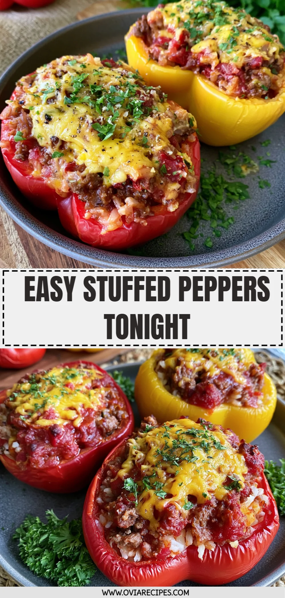 Easy Stuffed Peppers Tonight
