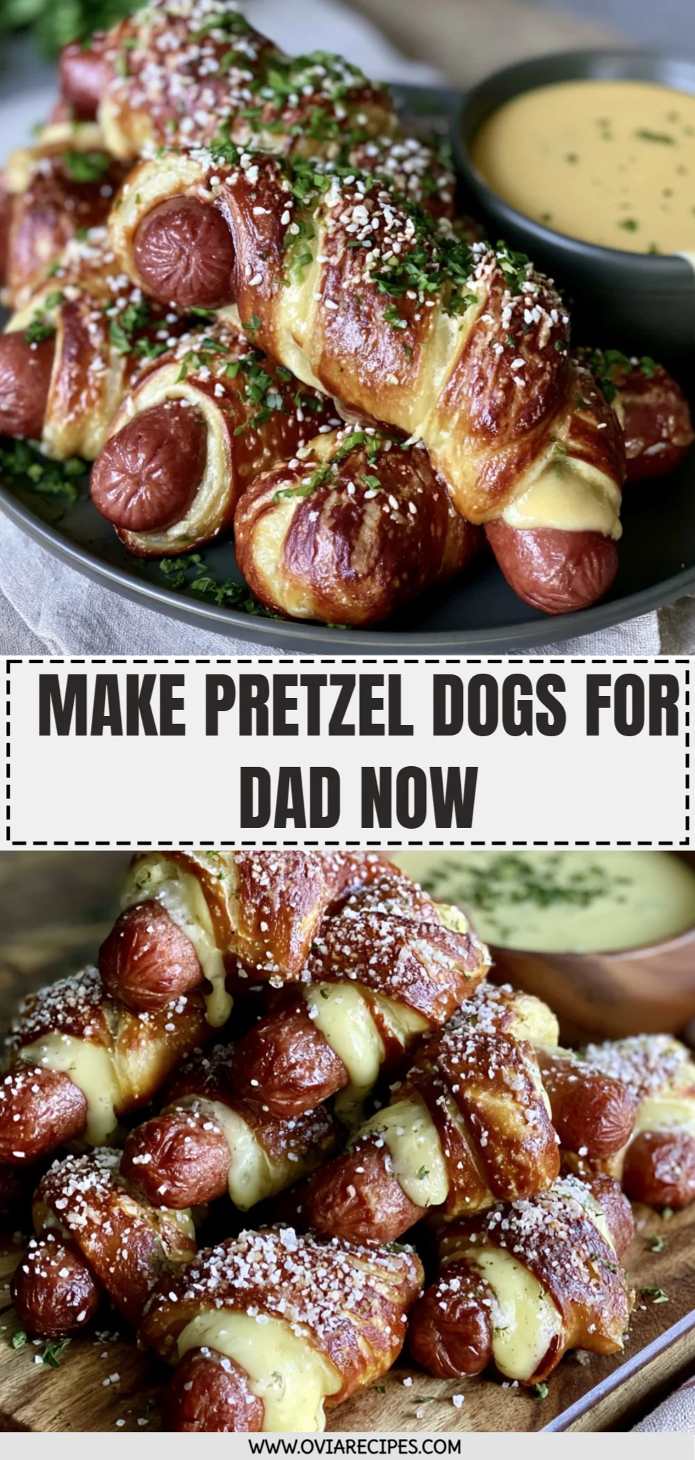 Make Pretzel Dogs for Dad Now