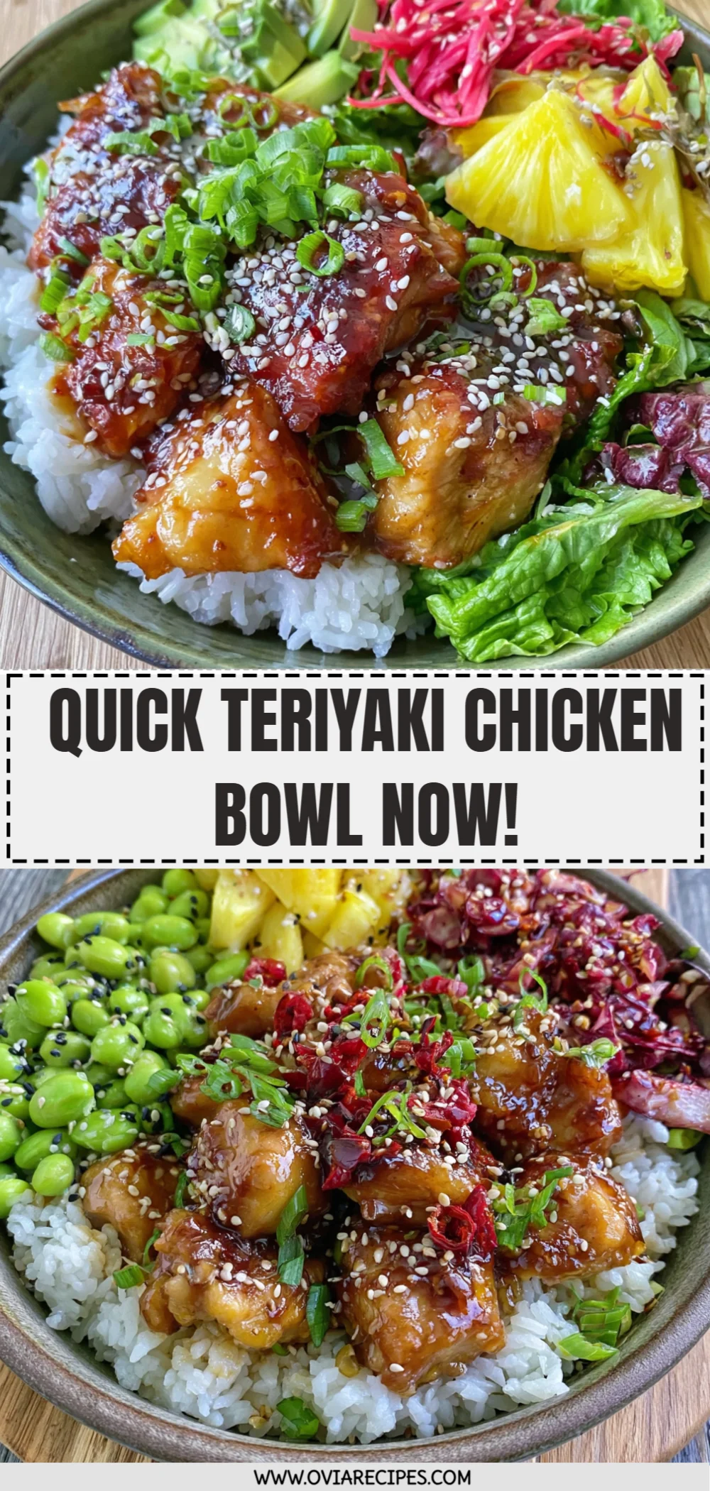 Quick Teriyaki Chicken Bowl Now!