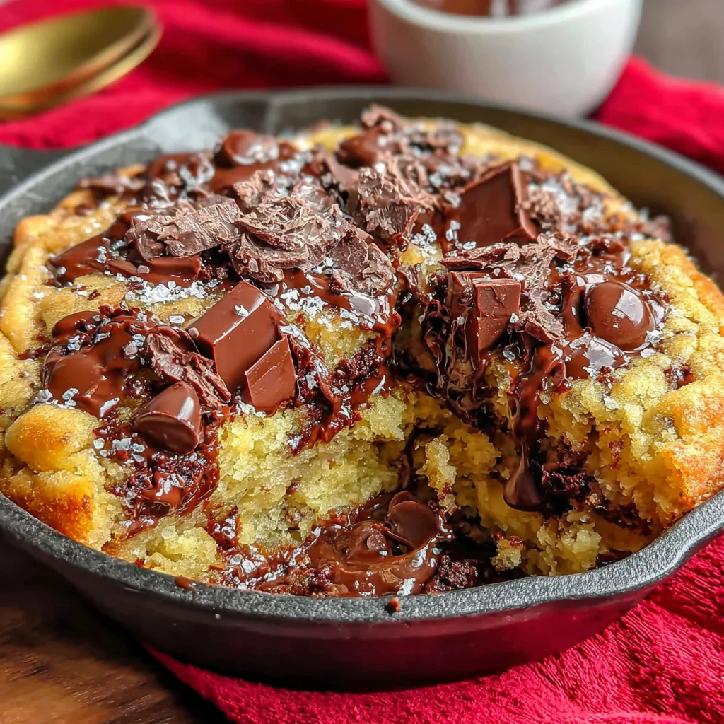 Giant Skillet Cookie Recipe (Easy Chocolate Chunk Delight!)