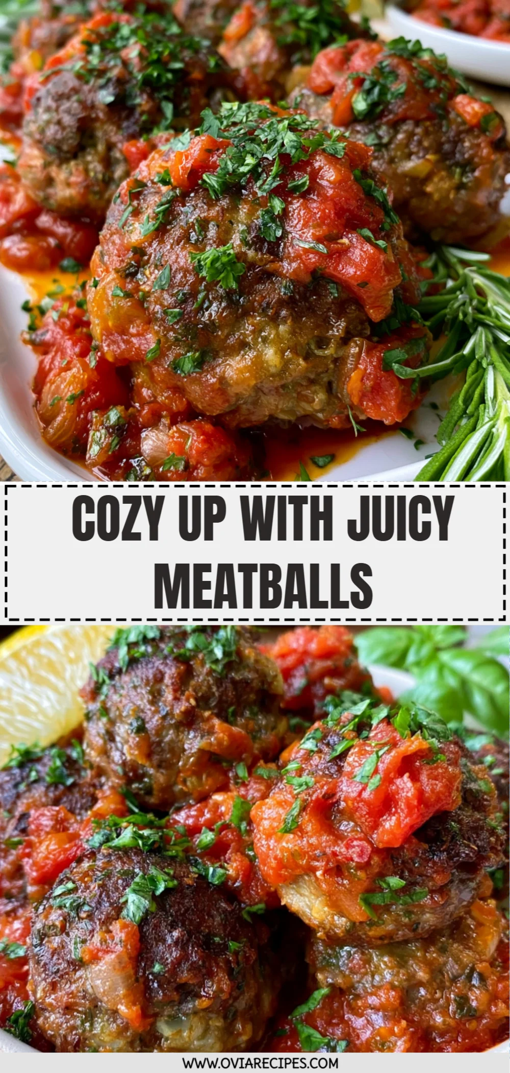 Cozy Up with Juicy Meatballs