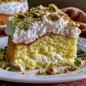 Lemon Pistachio Ricotta Cloud Cake Recipe (Light and Fluffy!)