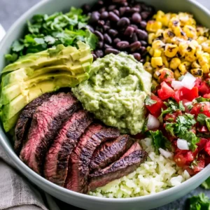 Quick and Zesty Cilantro Lime Steak Bowls Recipe (Ready in 45 Minutes!)