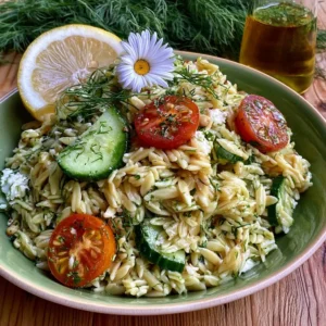 Quick Greek Orzo Pasta Salad Recipe (Ready in 30 Minutes!)