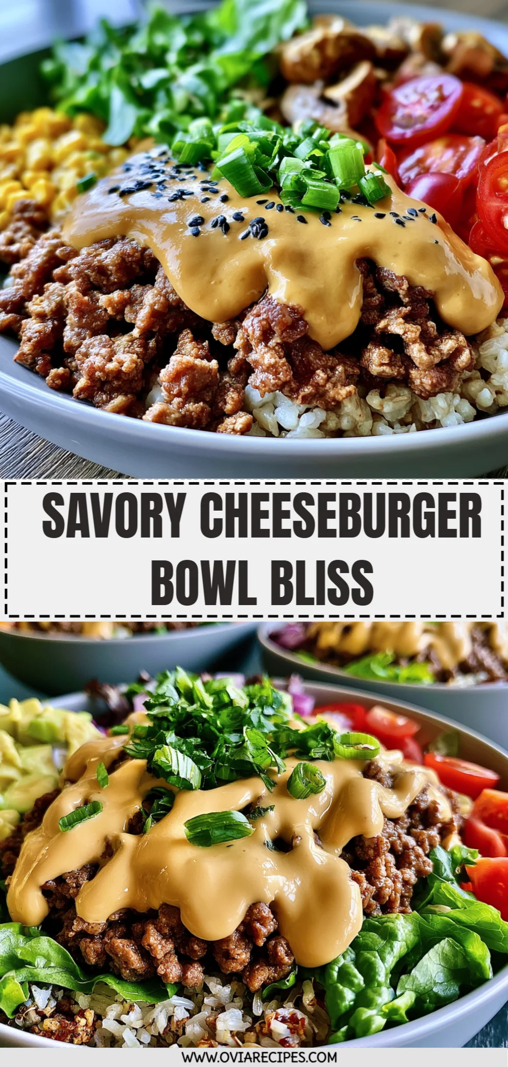 Savory Cheeseburger Bowl Bliss