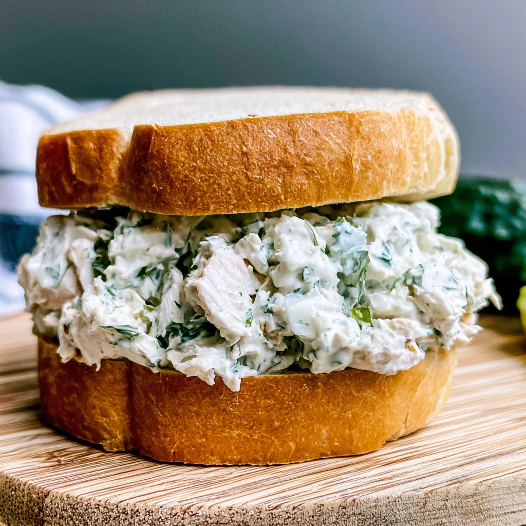 Savory Dill Chicken Salad Sandwich Recipe for Quick Summer Lunches!