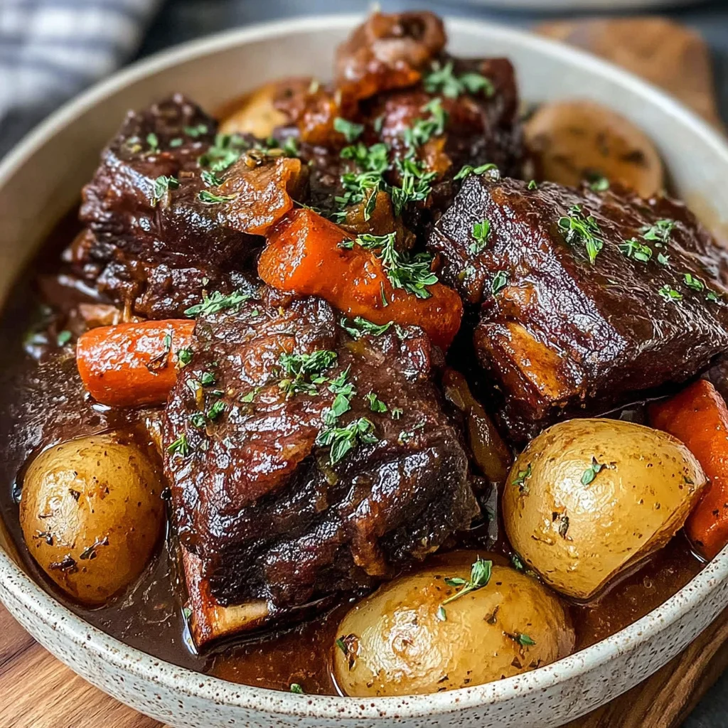 Slow Cooker Beef Short Ribs Recipe (Perfect for Father's Day Dinner!)