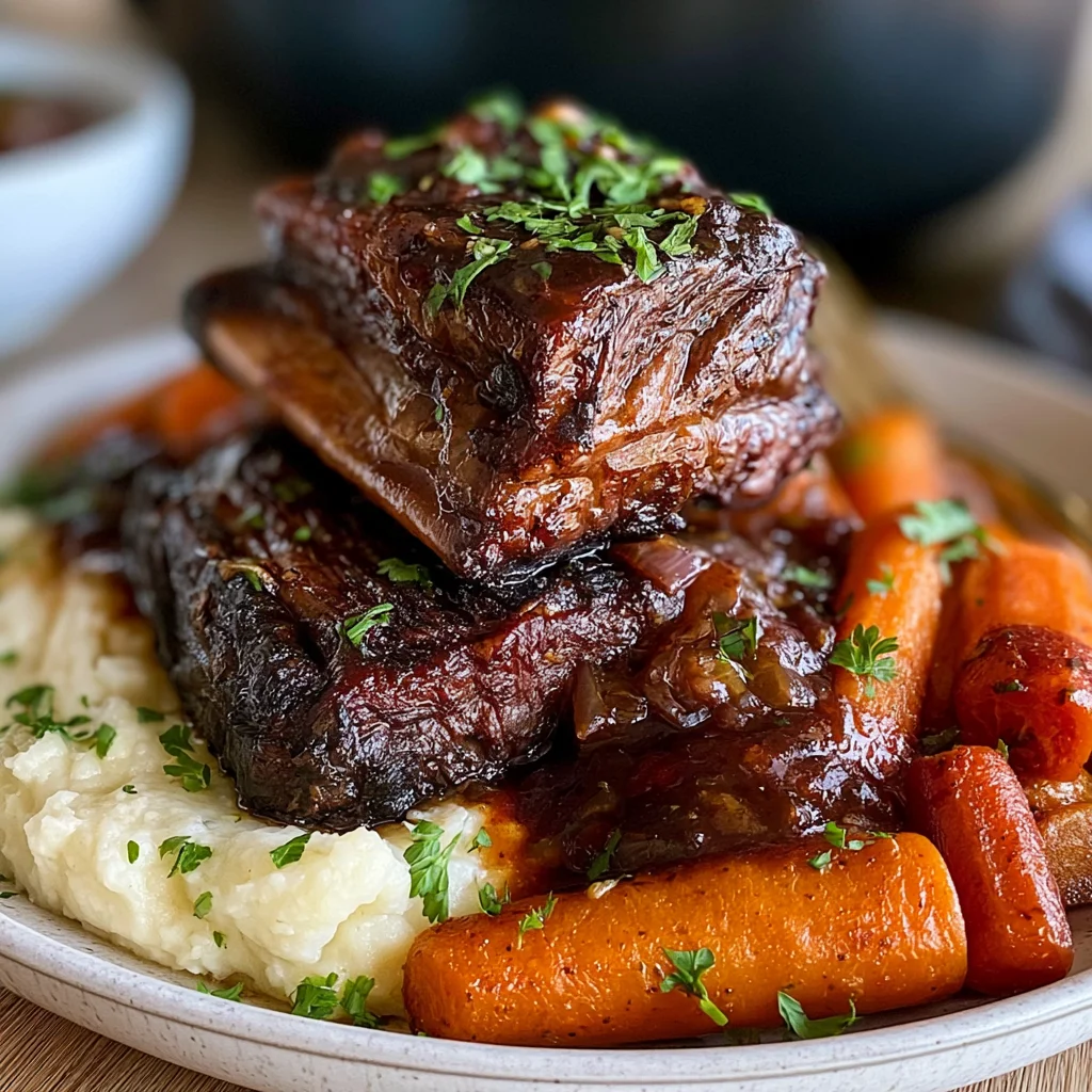 Slow Cooker Beef Short Ribs Recipe (Perfect for Father's Day!)
