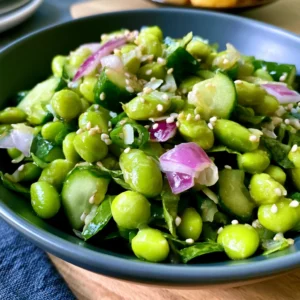 Yuzu Sesame Edamame Chopped Salad Recipe (Quick & Easy!)