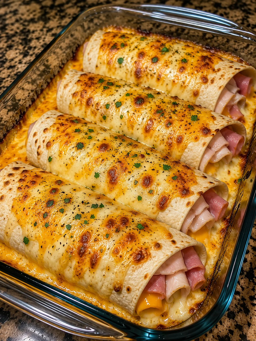Ham, Turkey & Three Cheese Wrap Melts