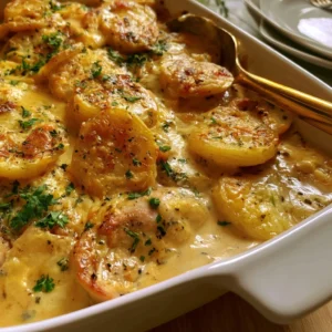 Creamy Chicken Potato Coin Bake Recipe (Quick & Easy!)
