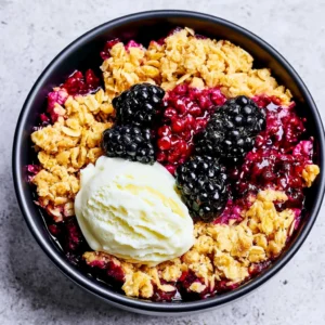 Easy Blackberry Crumble Recipe (5 Ingredients!)