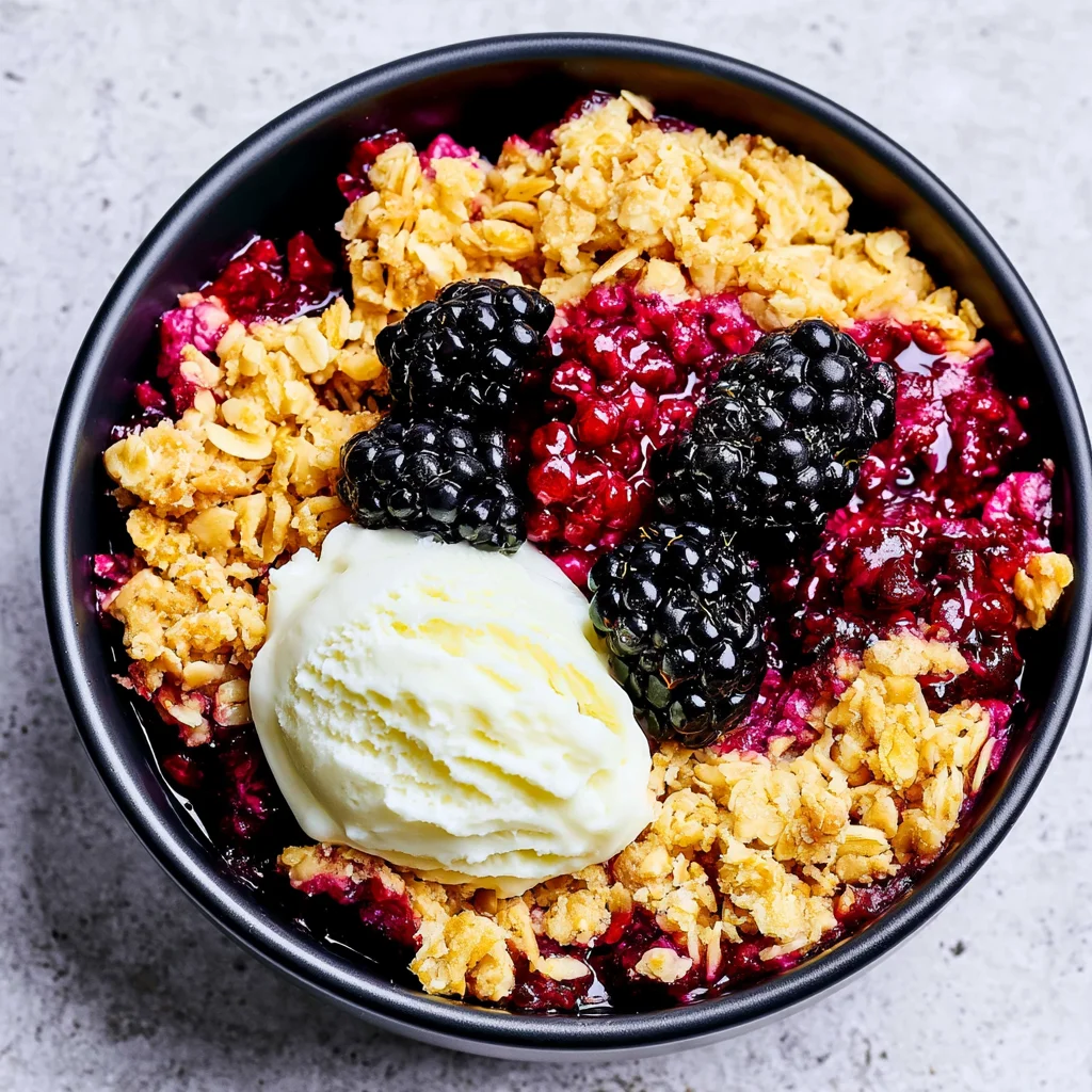Easy Blackberry Crumble Recipe (5 Ingredients!)