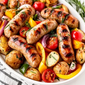 Easy Bratwurst Sheet Pan Dinner Recipe (Quick & Easy!)