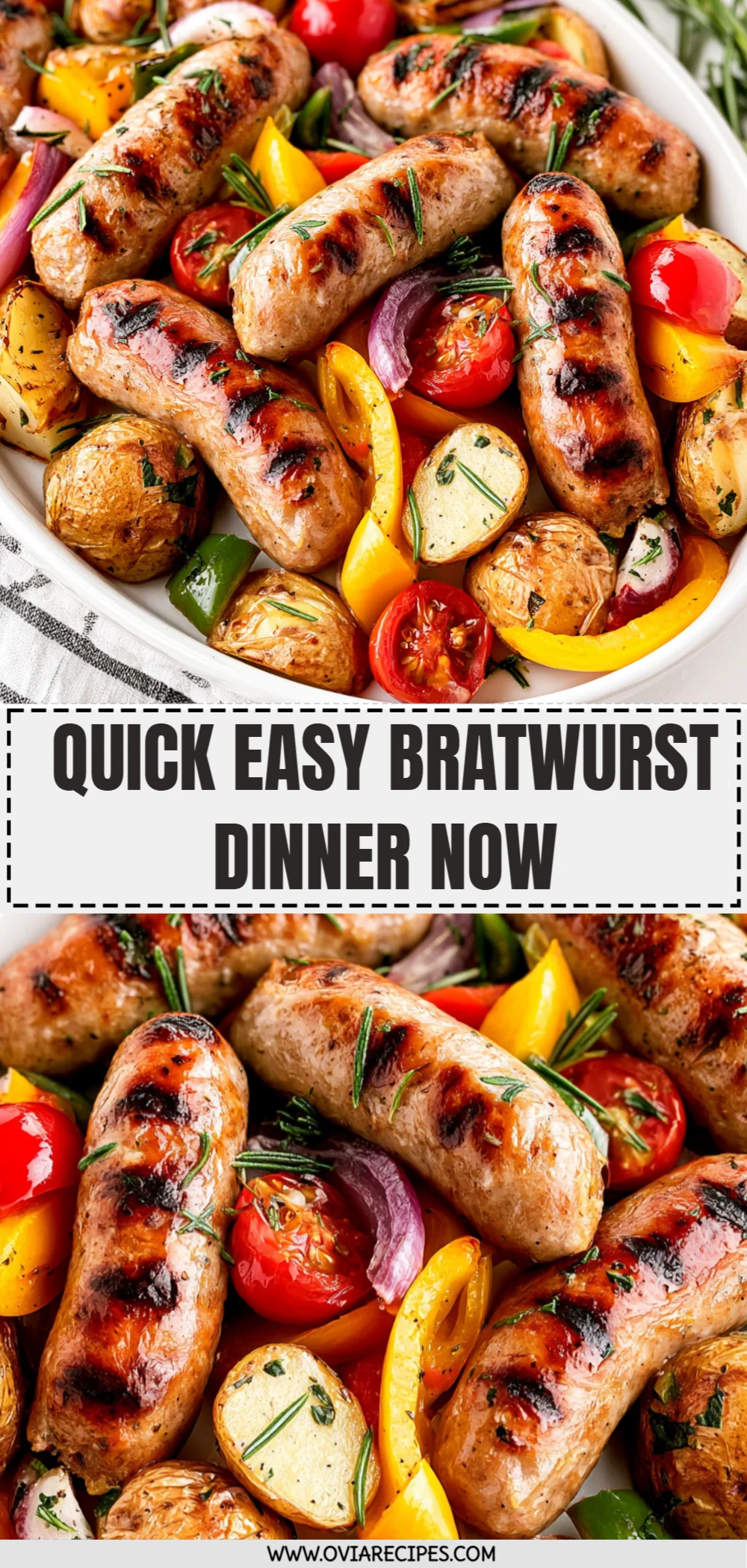 Quick Easy Bratwurst Dinner Now