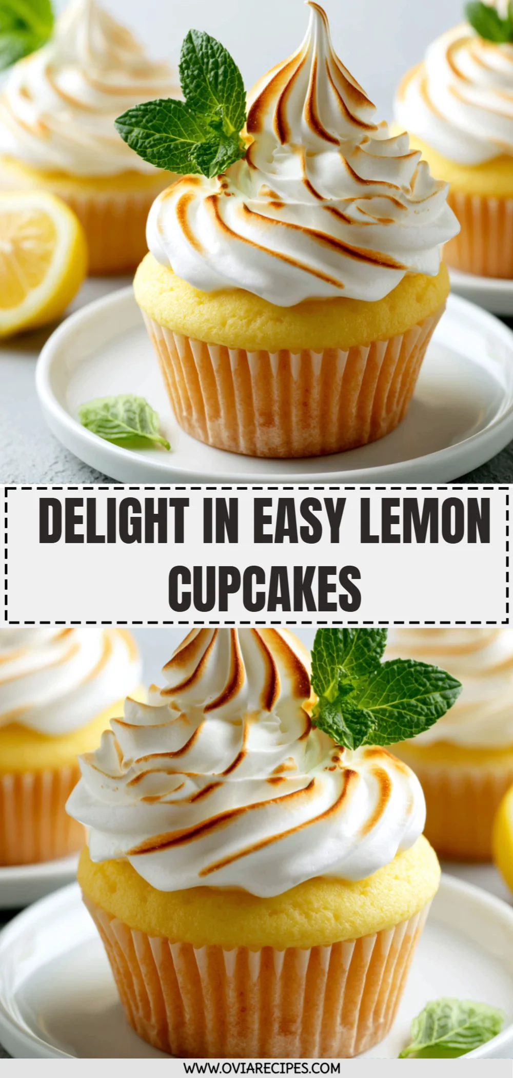 Delight in Easy Lemon Cupcakes