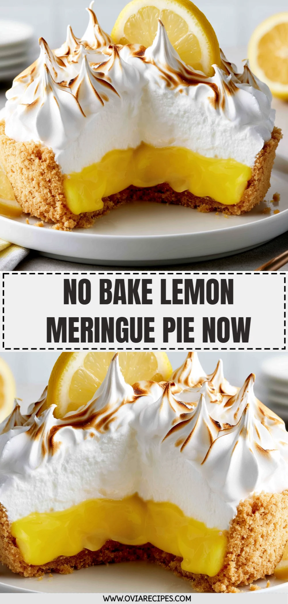 No Bake Lemon Meringue Pie Now