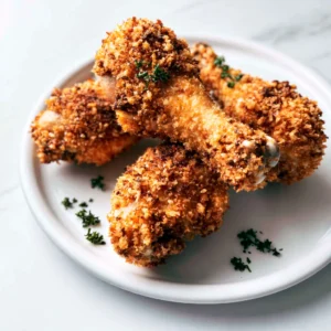 Easy Oven Fried Chicken Drumsticks Recipe (Crispy & Delicious!)