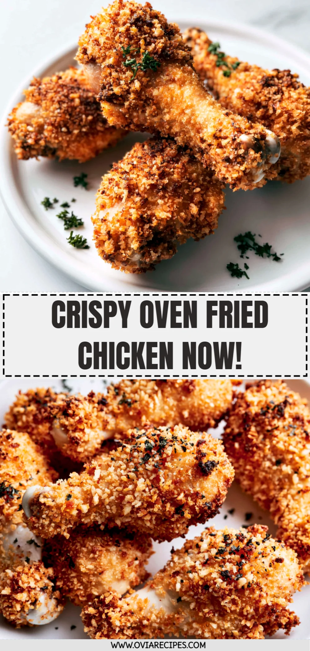 Crispy Oven Fried Chicken Now!
