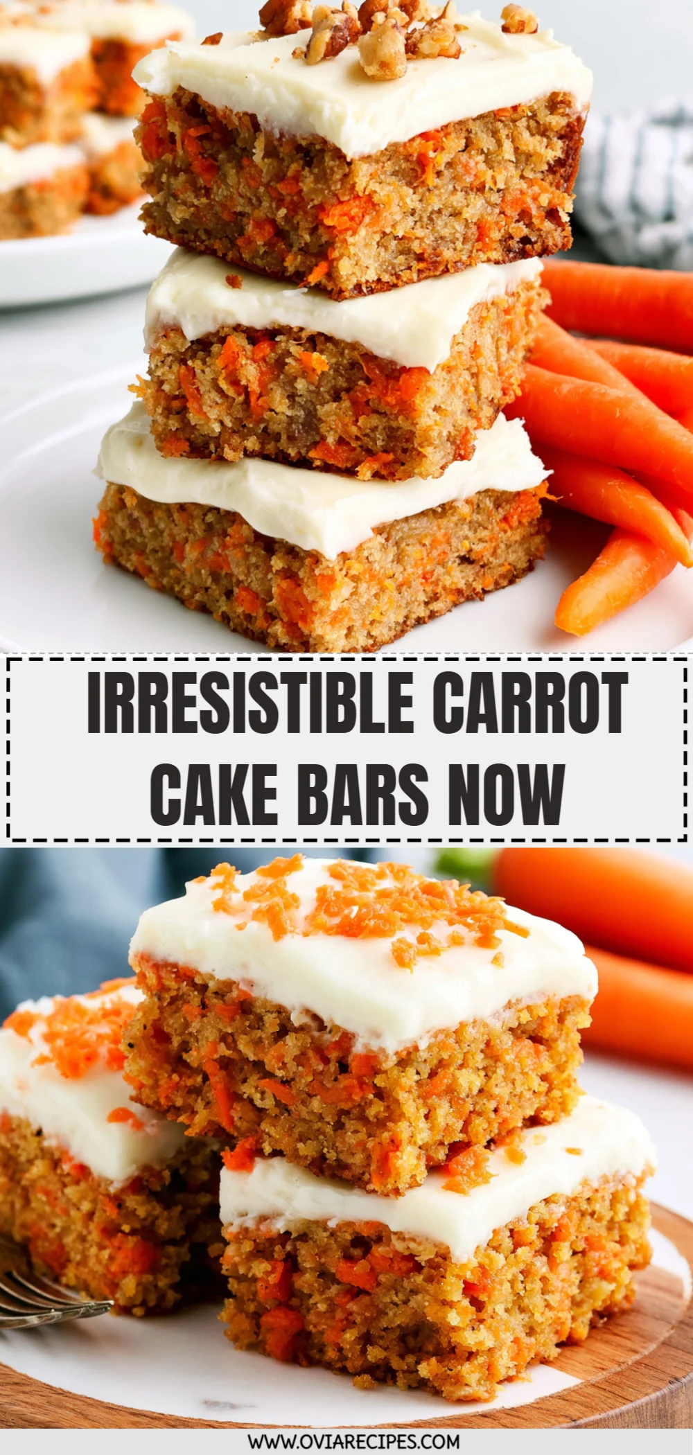 Irresistible Carrot Cake Bars Now