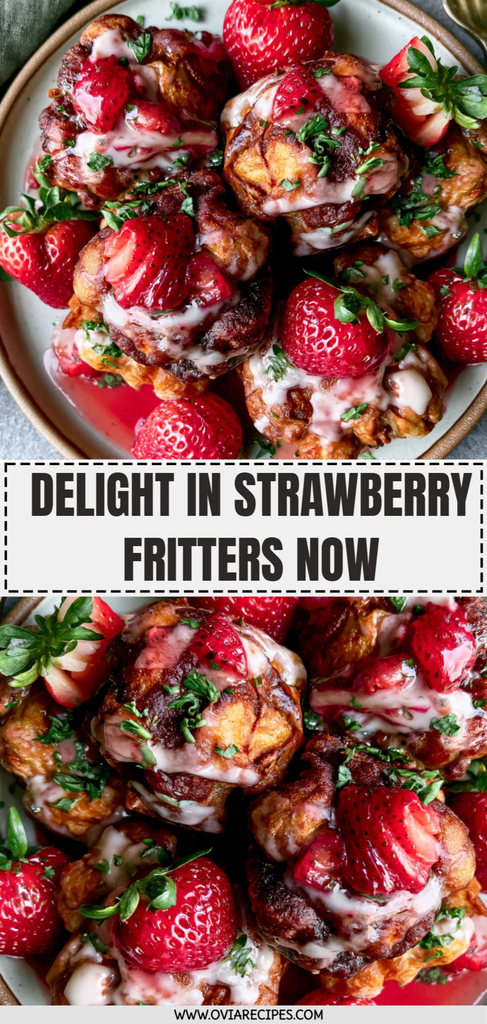Delight in Strawberry Fritters Now