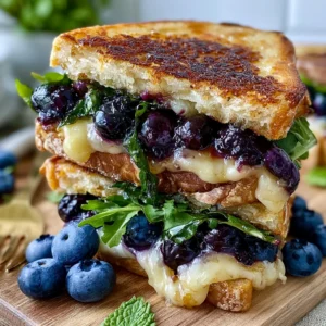 Gourmet Blueberry Grilled Cheese Recipe (Quick & Easy!)