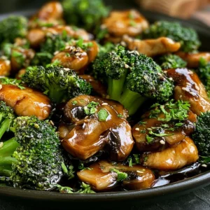 Quick & Easy Chicken, Broccoli & Mushroom Stir-Fry Recipe