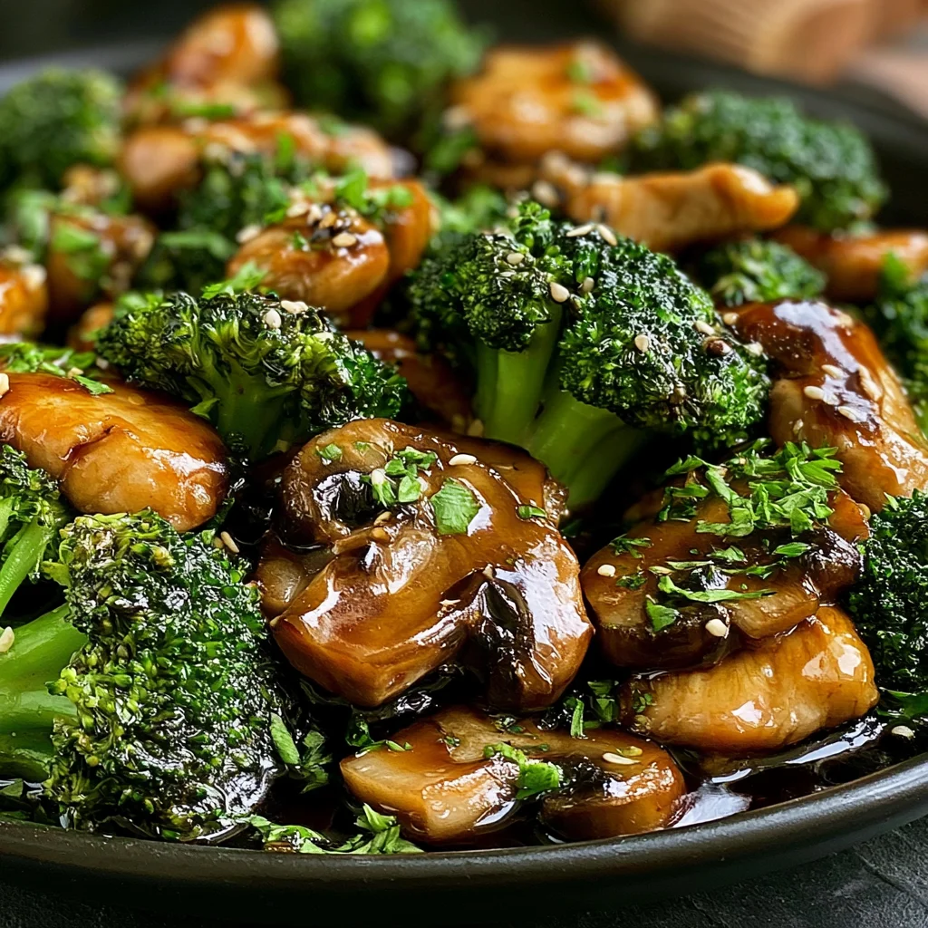 Quick & Easy Chicken, Broccoli & Mushroom Stir-Fry Recipe