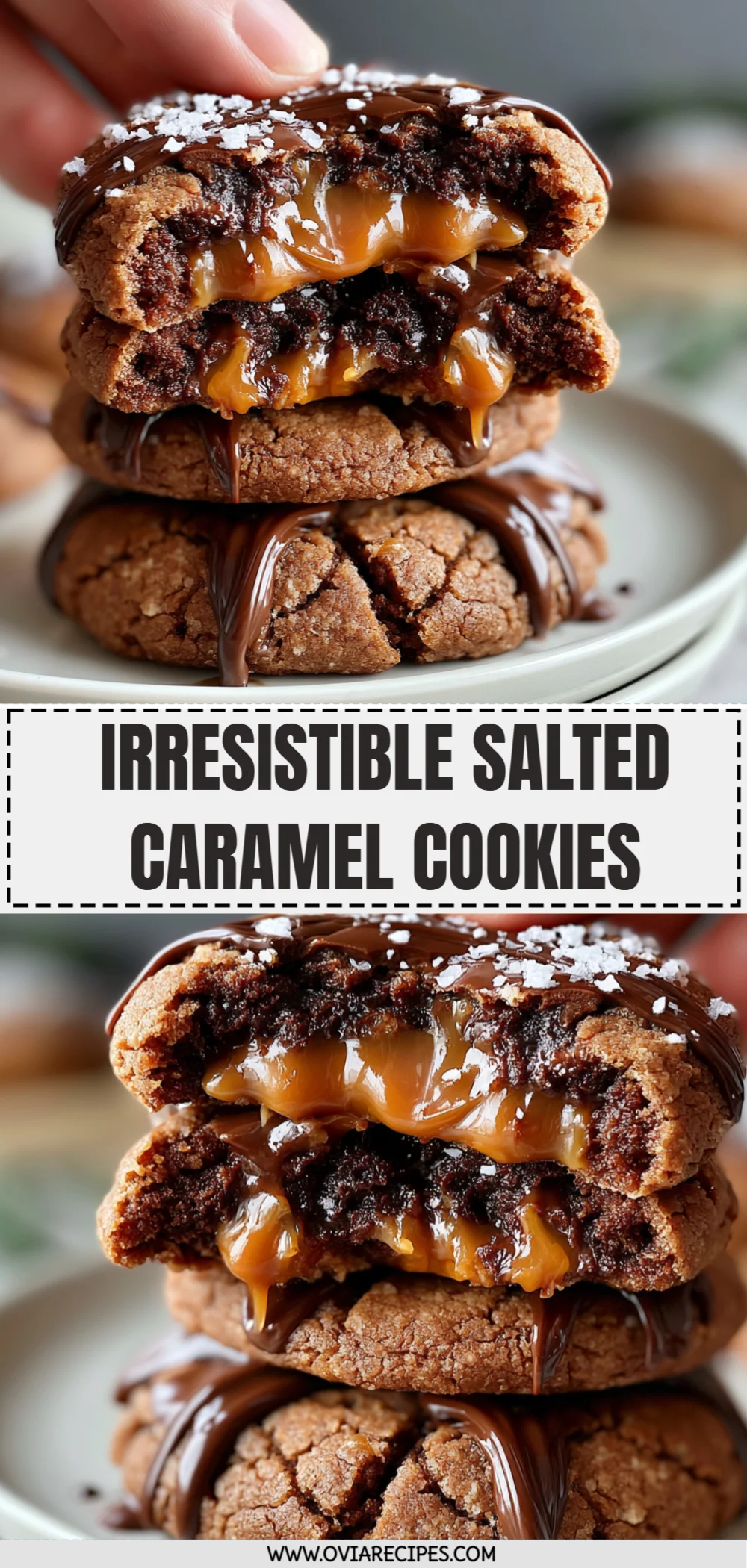 Irresistible Salted Caramel Cookies