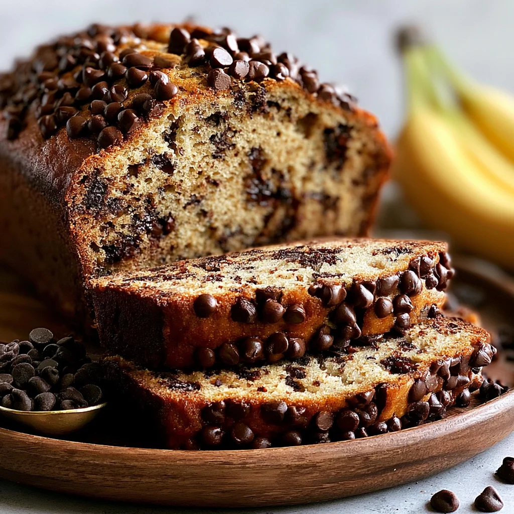 Super Moist Chocolate Chip Banana Bread Recipe (Quick & Easy!)
