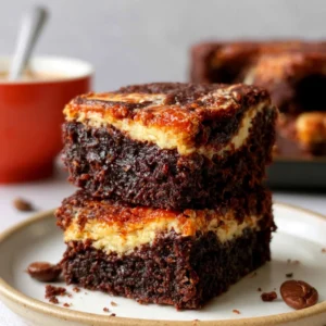 Vietnamese Coffee Brownies with Condensed Milk Swirl Recipe (Quick & Easy!)