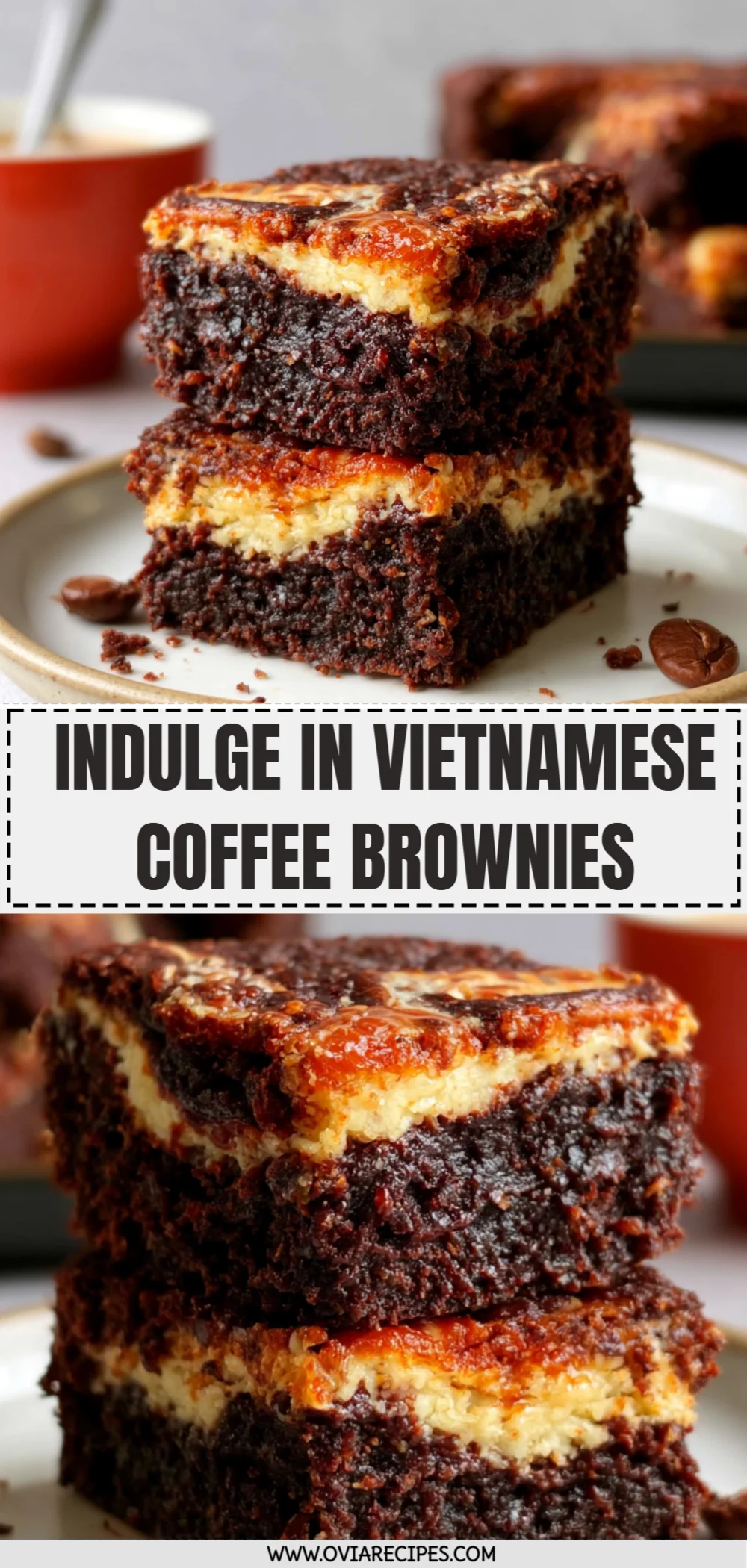 Indulge in Vietnamese Coffee Brownies