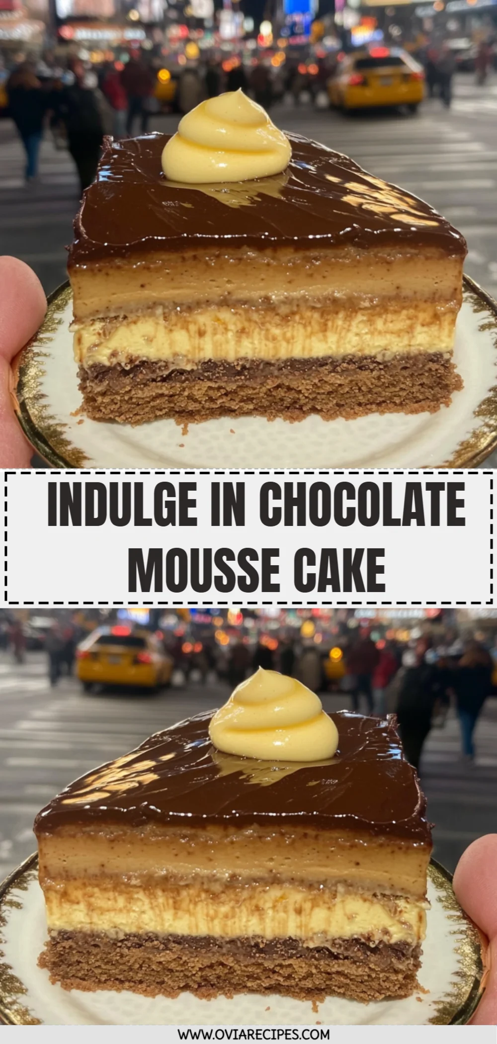 Indulge in Chocolate Mousse Cake
