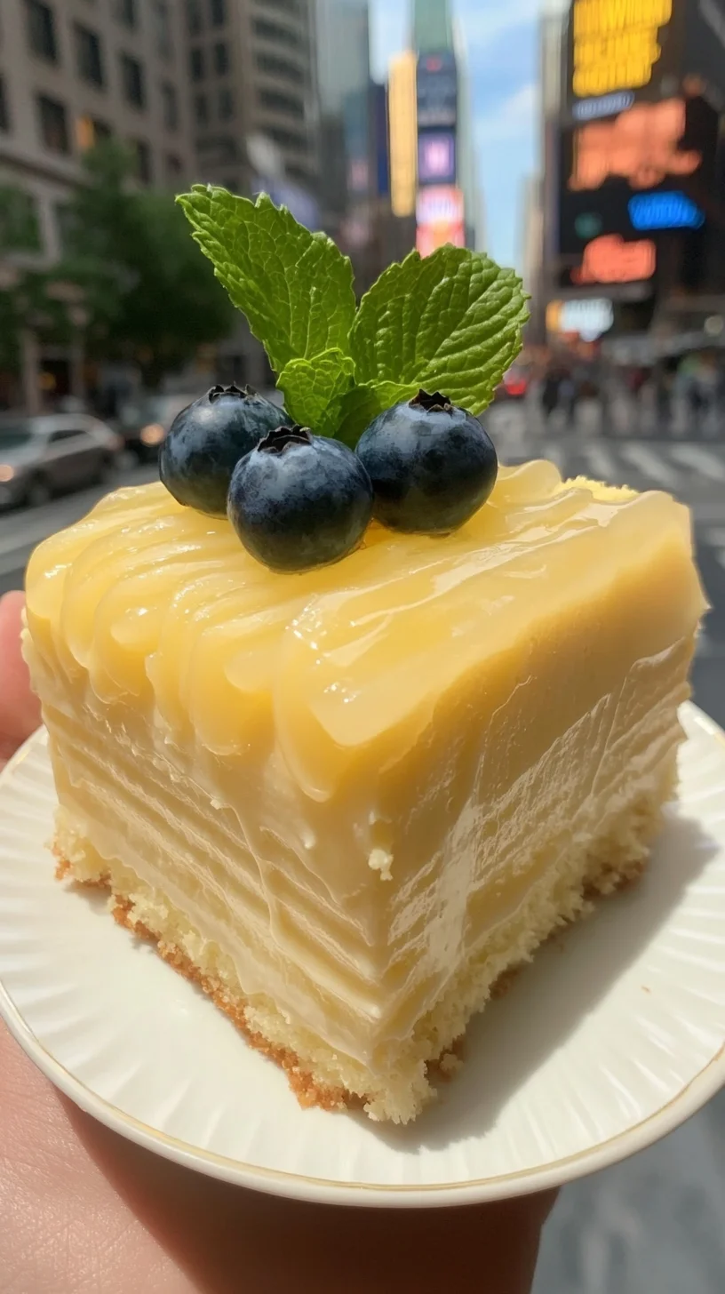 Lemon Blueberry Mousse Cake Recipe (Quick & Easy!)