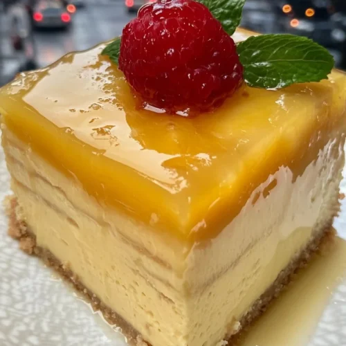 Mango Passion Fruit Mousse Cake Recipe (Tropical Delight!)