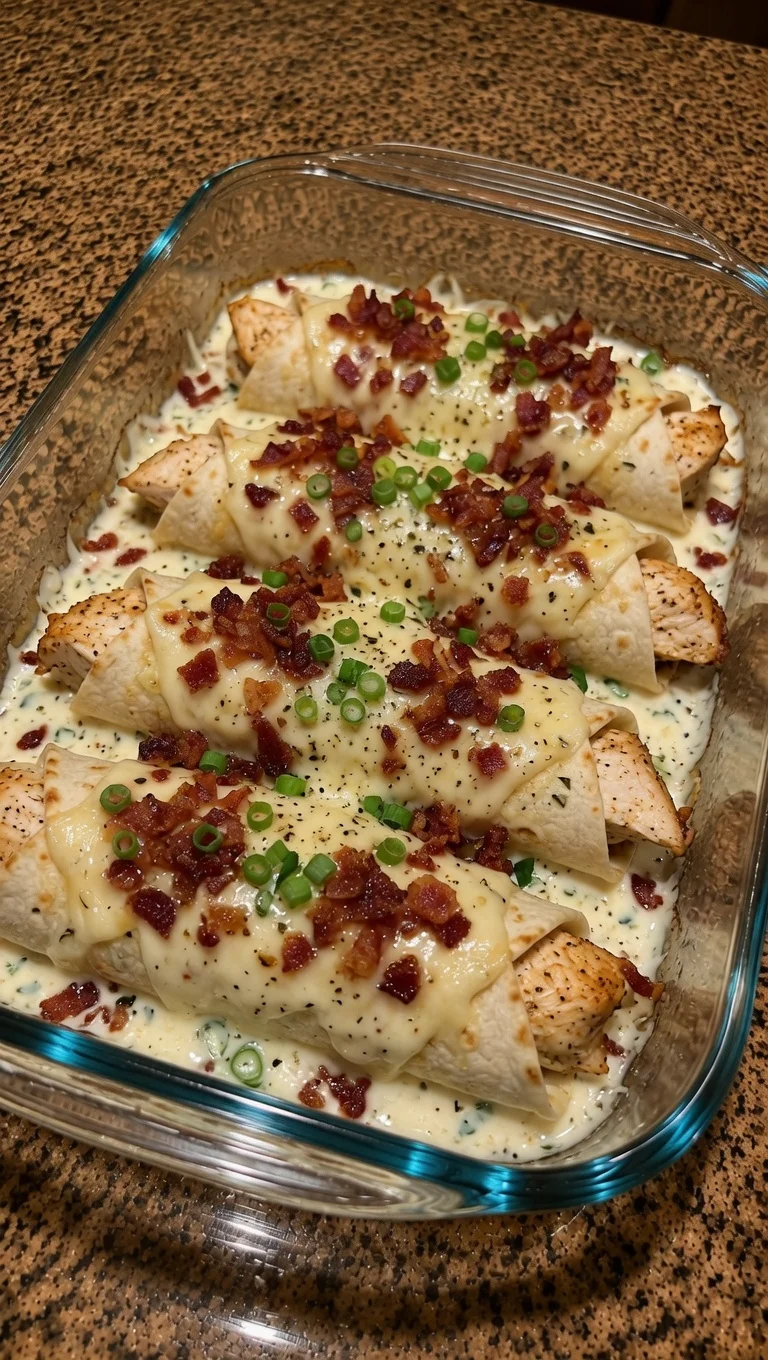 Bacon Ranch Chicken Wrap Melts