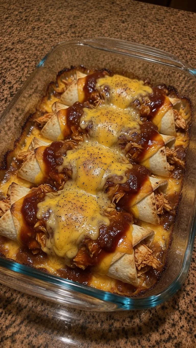 BBQ Chicken Cheddar Wrap Melts