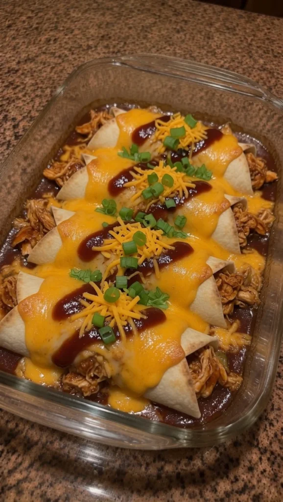 BBQ Pulled Chicken Cheddar Wrap Melts