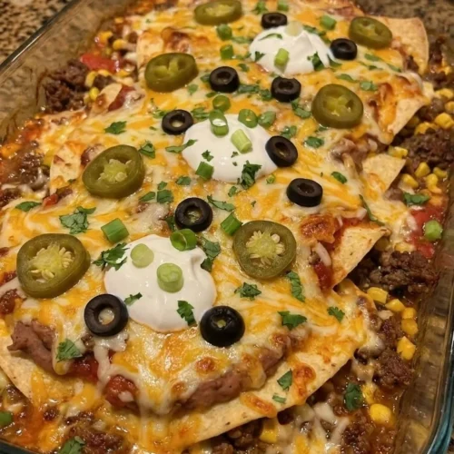 Beef Enchilada Casserole