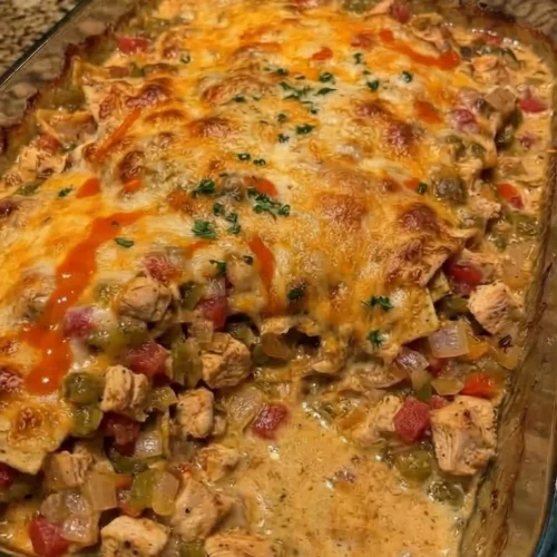 Buffalo Chicken Casserole