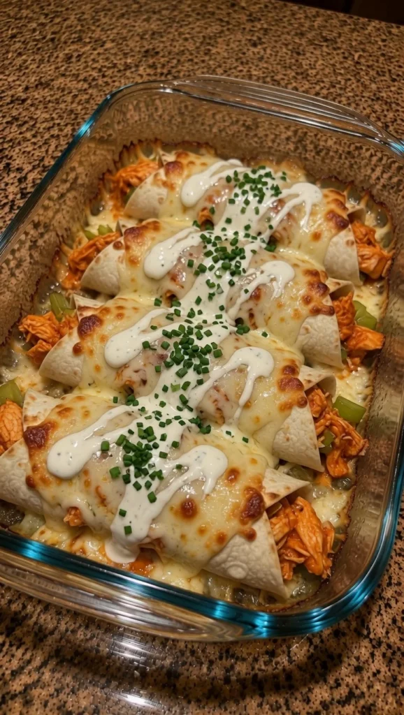 Buffalo Chicken Ranch Wrap Melts