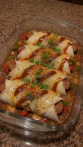 Cajun Sausage Pepper Jack Wrap Melts